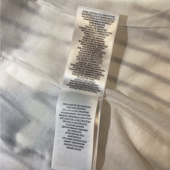 Ralph Lauren White Striped Cotton Blazer – Women’s Size 8 – Pre-Owned - Picture 3 of 8